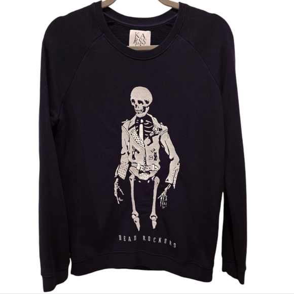 Zoe Karssen Dead Rockers Longsleeve Sweatshirt. Size XS - Picture 1 of 8